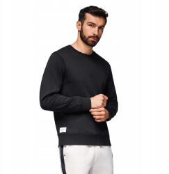 Ombre Férfi alap dresz pulóver kerek nyakkivágással fekete V5 OM-SSBN-0175 M (148420)