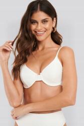 NA-KD Fehér, Kosaras, Drótos Bikini Felső Eu 75B méret (539086)