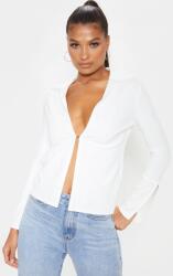 Prettylittlething Fehér Inging, Size 36, 95% poliészter, 5% elasztán