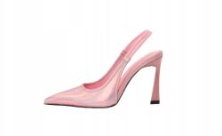 Even&Odd Rózsaszín lakkozott magassarkú cipő, Size 41, pánttal (evc11b015)