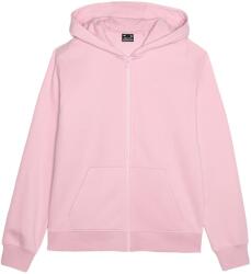 4F női cipzáras pulóver kapucnival, világos rózsaszín, Size S (4FWMM00TSWSF1467-56S)