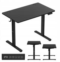 Huzaro Elektromos gamer íróasztal Huzaro fekete, állítható számítógép a tanuláshoz (HZ-Hero 7.9 Black)