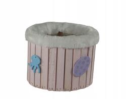 Trend-Deco Kerek húsvéti kaspó szőrmével, 14, 5 cm (xp190669-2)