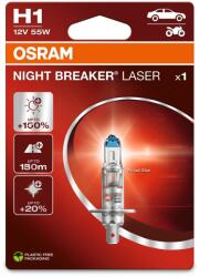 OSRAM Night Breaker Laser H1 izzó, 12V/55W, +150%