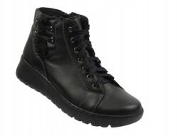 Helios Női Bakancs Fekete Helios 785 Téli Természetes Bőr Lengyel Márka (785.011) - allegro - 22 515 Ft