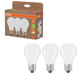 OSRAM 3x LED izzó A60 E27 3.8W = 60W 806lm 2700K Meleg 300° Izzószálas KLASSZIKUS ENERGIAHATÉKONYSÁG Osram (4099854338656)