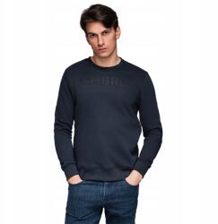 Ombre Klasszikus férfi pulóver felirattal sötétkék V3 B1711 XXL-es méret (182452)