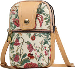  Henney Bear, H-1212-FLORAL SUMMER BEIGE, Válltáska (H-1212-FLORAL SUMMER)