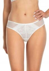Konrad Dalia hímzett brazil bugyi, Size S, tejfehér, 80% poliamid (DAL-MLE-DB22-1S)
