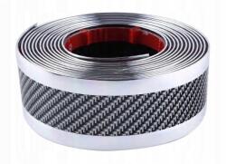  Univerzális Lökhárító Toldat, fehér karbon, 1m, 5cm