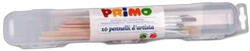 Primo Crafts Ecset Készlet Primo, Póniszőr, 5Db Lapos Ecset+ 5Db Aquarell Ecset, Zárható Tartóban (F1239PTQ10)