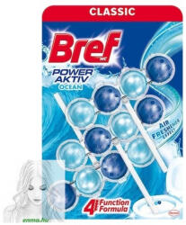 Bref Power Aktiv Ocean Wc Illatosító, 3X50 G (A53401)