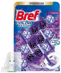 Bref Color Aktiv Lavender WC-frissítő 3 x 50 g (A89646)