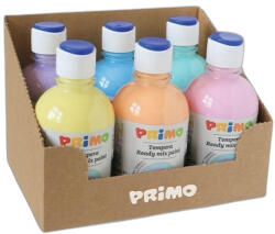  Tempera PRIMO 300ml x 6, biztonsági kupakkal 2002BRPASS pasztell készlet (F2002BRPASS)