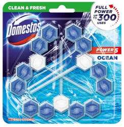 Domestos Power 5 Ocean WC-Frissítő (3x55 g) - 165 g (AA11562)