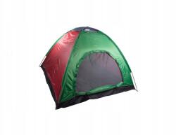  Verk 14536 Sátor, 2 személyes, szúnyoghálóval, zöld-piros (14536)