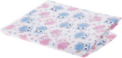 AKUKU A0254 - PEVA pelenkázó lap 55×70 cm - Kék-rózsaszín baglyos (A0254)
