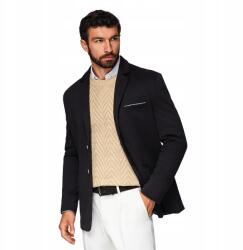 Ombre Férfi Ombre kötött blézer, Size XL, fekete, testhezálló, poliészter (166990)