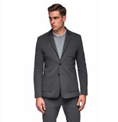 Ombre Férfi Slim grafit színű zakó, Size XL, 84% poliészter, 16% pamut (167001)