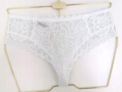 Lanny Mode Brazil csipkés bugyi, Size XL, fehér, nylon