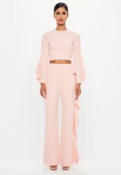  Peace Love Rózsaszín nadrág, fodrokkal, Size 32