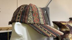  Nepáli baseball sapka - csíkos barna