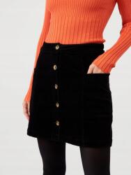 V By Very Fekete bársony mini szoknya, Size 34