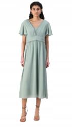 VILA Ruha Spicc Nyakkivágással És Fodros Ujjakkal 42 Kwe