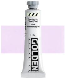 Golden Acrylics Heavy Body akrilfesték, 59 ml - 4070, interference violet (fine)
