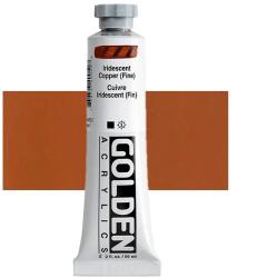 Golden Acrylics Heavy Body akrilfesték, 59 ml - 4005, iridescent copper (fine)