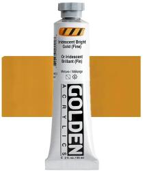 Golden Acrylics Heavy Body akrilfesték, 59 ml - 4012, iridescent bright gold (fine)