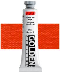 Golden Acrylics Heavy Body akrilfesték, 59 ml - 1279, pyrrole red light