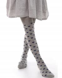 Moraj lányka harisnya, pamut, szürke, Size 80-86 (TRG750-101)