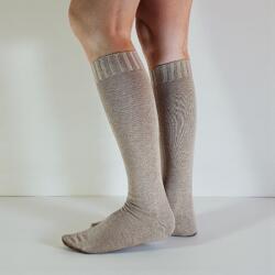 Aura Via Női térdzokni puha akril hatású Drapp, 38-41 106620