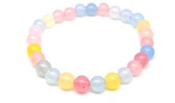 R. M. ékszer Jáde szinezett gyerek golyó karkötő multi 6mm (058595)