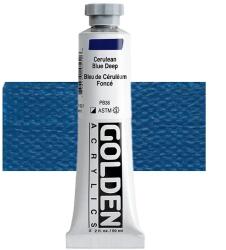 Golden Acrylics Heavy Body akrilfesték, 59 ml - 1051, cerulean blue deep