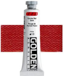 Golden Acrylics Heavy Body akrilfesték, 59 ml - 1278, pyrrole red dark