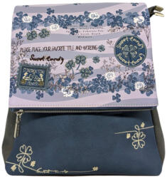 Sweet Candy Négylevelű női hátizsák 27 cm - Kék