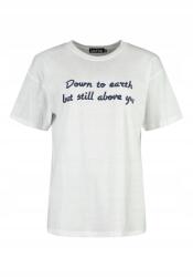 Boohoo Fehér Póló Mintás 38-AS Méret