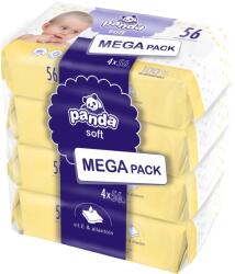 Bella Panda Panda Gyerek nedves törlőkendő Soft (4× 56 db) - mamasbaby