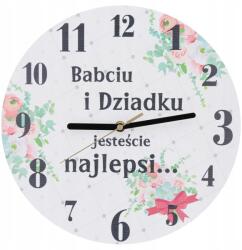  Babának és Nagypapának falióra Ti vagytok a legjobbak! Ajándék Nagymama és Nagypapa napjára (MM_ZEG 6)