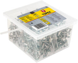 TOPEX Nituri de aluminiu 4, 0 x 10 mm, 800 buc (43E421)