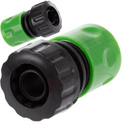 Verk Group Conector rapid verde pentru furtun de grădină de 3/4 inch (01955)