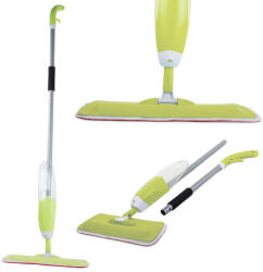 VERK GROUP Mop rotativ cu pulverizator și rezervor de apă încorporat, culoare verde (01383_Z)