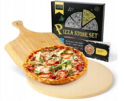  Pizzasütő Kő kerek+ Deszka Amzdeal (Pz-02)