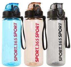 Family Collection Bidon sport - plastic, transparent - 600 ml - în 3 culori (57211)
