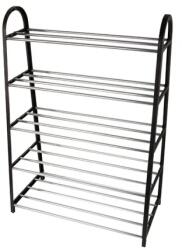 VERK GROUP Raft pentru încălțăminte - 5 rafturi - 79 x 54 x 28 cm (27254) Pantofar