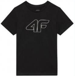 4F Gyerek Póló, fekete, Size 152, 100% pamut (4FJWMM00TTSHF1803-20S-152)