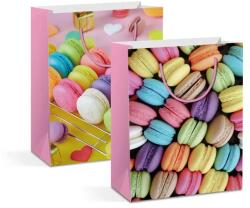 Family Pungă pentru Cadouri - hârtie - 265 x 127 x 330 mm - 2 modele / pachet - 12 buc / pachet - Macaron (58310)