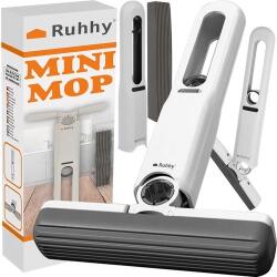 Ruhhy Mop Mini pentru curățarea ferestrelor cu 2 capete interschimbabile (00024345)